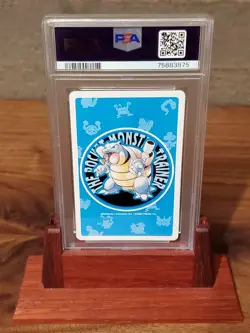 1998 Pokemon Weepinbell Blue Back Poker Playing Card Queen of Diamonds - PSA 10 - Image 2