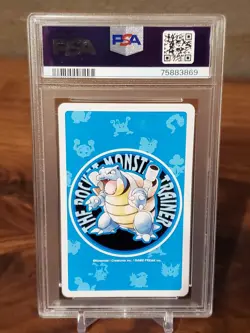 1998 Pokemon Venomoth Blue Back Poker Playing Card 9 of Diamonds- PSA 10 - Image 2