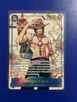 One Piece CCG Portgas D. Ace OP13-119 SEC Alt Art Near Mint Card English - Image 1