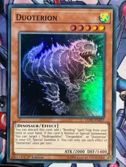 Duoterion LEDU-EN037 SUPER RARE FIRST EDITION YuGiOh Card - Image 1