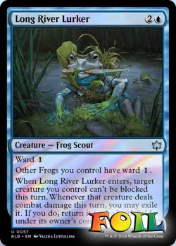 Long River Lurker 0057 MTG Bloomburrow Uncommon NP Foil - Image 1