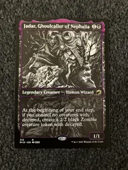 Magic MTG - Jadar, Ghoulcaller of Nephalia (Showcase) Innistrad: Midnight Hunt - Image 1