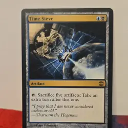 Magic: The Gathering Time Sieve Artifact Rare Alara Reborn 31 Regular Blue Black - Image 1
