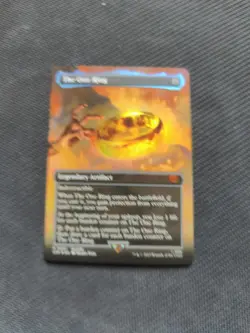 MTG The One Ring Borderless Lord of the Rings NM - Image 1