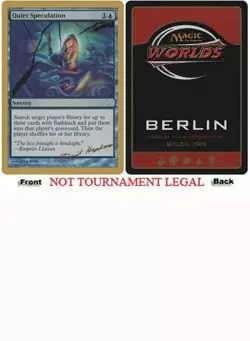 Quiet Speculation (Dave Humpherys - 2003) World Championship NM - Image 1