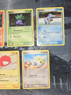 Togepi, Oddish, Voltorb, Totodile, Cyndaquil Hidden Legends Card Lot Pokemon - Image 2
