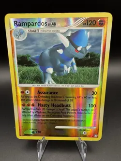 Rampardos 33/123 Reverse Diamond & Pearl Mysterious Treasures Pokemon Vintage MP - Image 1