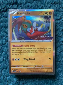 SEALED POKEMON TCG Scarlet and Violet Hawlucha 007 Build & Battle Promo Deck - Image 1