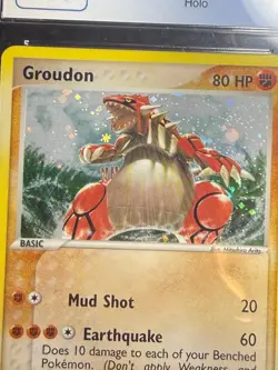 2004 Pokemon Ex Hidden Legends #102/101 Groudon Holo CGC 9.5 CGC 10 GEM MINT - Image 4