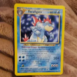 Pokemon Feraligatr 4/111 Neo Genesis Holo Rare 100 HP Stage 2 English - Image 1