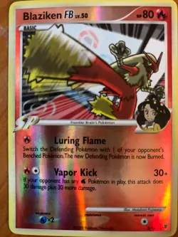 Pokemon TCG Blaziken [FB] Supreme Victors 2/147 Reverse Holo Rare - LP - Image 2