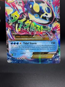 Pokemon TCG Primal Kyogre EX (Alpha) 55/160 XY Primal Clash Holo - HP/Damaged - Image 4