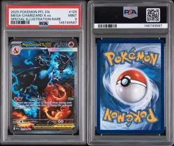 2025 POKEMON PFL EN-PHANTASMAL FLAMES SPECIAL ILLUSTRATION RARE PSA 9 MINT - Image 3