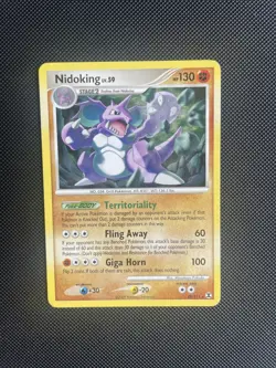 Pokemon TCG Nidoking Rising Rivals 29/111 Non Holo Rare LP/MP - Image 1