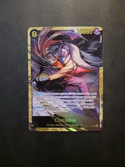 One Piece Card Game TCG Crocodile OP14-120 Sec M/NM Condition - Image 1