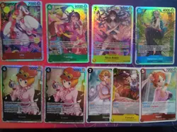 EB03 One Piece lot of 50 Cards all holo Boa Nami Perona Vivi Robin Uta Koala SR - Image 1