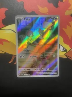 Pokemon TCG Ralts Scarlet & Violet Base Set Holo Illustration Card 211/198 - Image 1