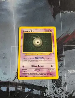 Unown [Z] 60/105 Neo Destiny Regular Pokemon Card Vintage LP - Image 1