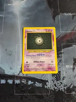 Unown [Z] 60/105 Neo Destiny Regular Pokemon Card Vintage LP - Image 2
