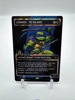 Leonardo, the Balance (0083) (Borderless) (Surge Foil) - Image 1