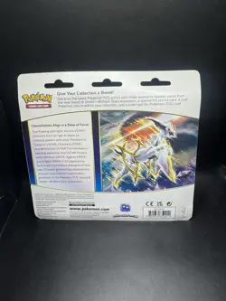 Pokemon TCG Brilliant Stars 3 Pack Blister Leafeon Promo - Image 2