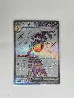 Pokemon TCG Farigiraf ex 194/162 Temporal Forces Ultra Rare NM - Image 1