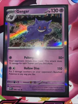 Gengar 151 Holo Rare Pokemon TCG 094/165 Scarlet & Violet - Image 3