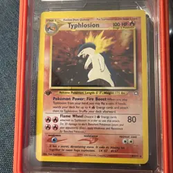2000 Pokemon Neo Genesis Typhlosion 1st Edition Holo #18 CGC 9 - Image 2