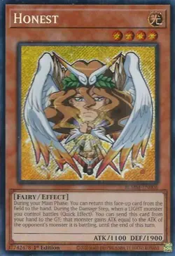 Yugioh! LP Honest - BLMM-EN006 - Secret Rare - 1st Edition Lightly Played, Engli - Image 1