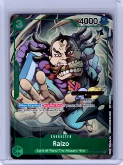 One Piece Raizo OP01-052 Championship 2023 Event Pack Promo MINT English - Image 1