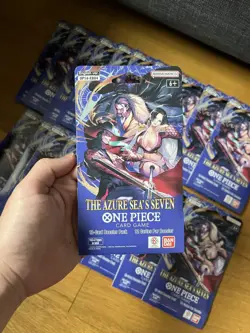 20 x One Piece TCG OP-14 Booster Pack Blister The Azure Sea's Seven ENGLISH NEW - Image 1