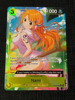 • Nami • ST29-008 Alt Art Starter Deck 29 Egghead Holo Foil One Piece TCG NM - Image 1