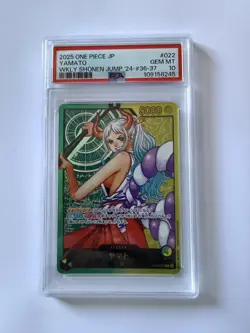 PSA10 2025 YAMATO ONE PIECE JAPANESE LECAFIG WEEKLY SHONEN JUMP #022 - Image 3