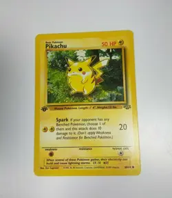 1st Edition Pikachu Jungle 1999 Red Cheeks 60/64 Pokemon Card Vintage-near mint - Image 1