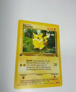 1st Edition Pikachu Jungle 1999 Red Cheeks 60/64 Pokemon Card Vintage-near mint - Image 5