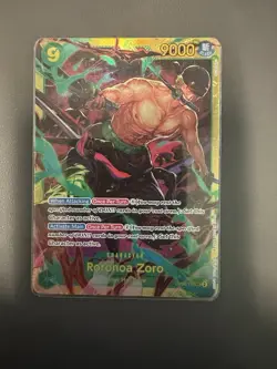 Roronoa Zoro OP06-118 Foil Secret Rare One Piece Card Game - Image 1
