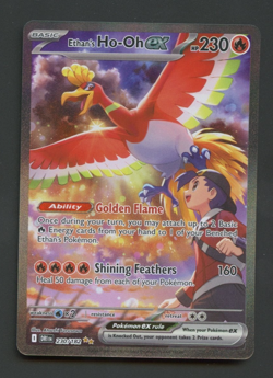Ethan's Ho-Oh 230/182 Destined Rivals NM Special Illustration Rare Pokemon Card - Image 1