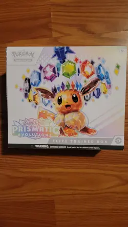 Prismatic Evolutions ETB Box No Packs Includes Sealed Promo Sleeves Energy Cards - Image 1