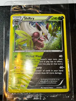 Pokemon SEALED Shiftry 11/114 + Vivillon 15/162 Cosmo Holofoil Promos!! - Image 1