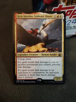Rem Karolus, Stalwart Slayer Innistrad: Midnight Hunt Regular - Image 1