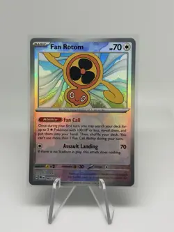 Fan Rotom Masterball Ball Holo Pattern 085/131 Prismatic Evolutions Pokemon NM - Image 1