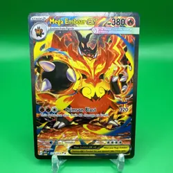 Pokemon TCG Ascended Heroes Mega Emboar ex Special Illustration Rare 273/217 - Image 1