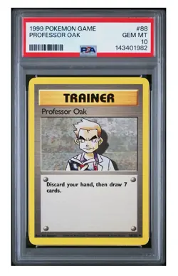 PSA 10 1999 POKEMON GAME PROFESSOR OAK 88 💎 GEM MINT - Image 1