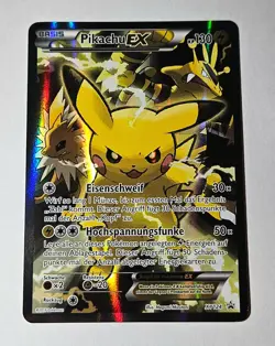 Pokemon Karte Pikachu EX XY124 holo | XY Black Star Promos DE 2016 / NM - Image 1