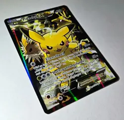 Pokemon Karte Pikachu EX XY124 holo | XY Black Star Promos DE 2016 / NM - Image 3