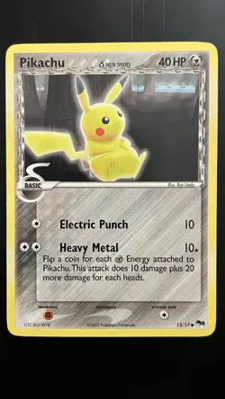 Pikachu (Delta Species) 013/017 LP/NM POP Series 5 Promo Pokemon TCG Regular - Image 1