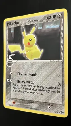Pikachu (Delta Species) 013/017 LP/NM POP Series 5 Promo Pokemon TCG Regular - Image 3