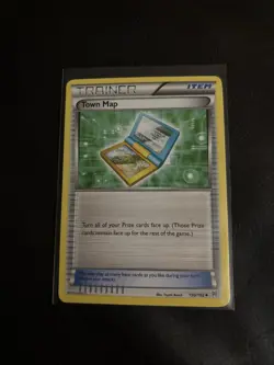 Pokemon Tcg Town Map 150/162 BREAKthough Non-Holo XY - Image 1