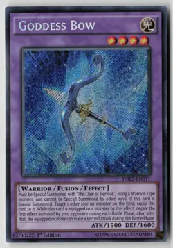 Yugioh Goddess Bow DRL2-EN011 1st Edition Secret Rare NM - Image 1