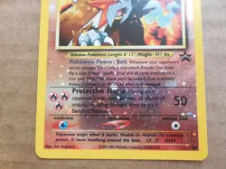 Entei #34 Black Star Promo Reverse Holo Pokemon, small crease see pics MP - Image 3